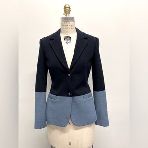 The Row, color block, size 4, snap front blazer